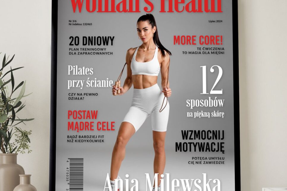 Personalizowany plakat dla dziewczyny WOMAN'S HEALTH