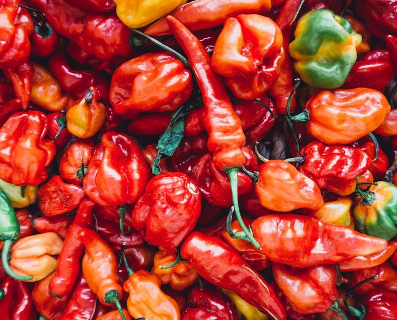 pile of chili