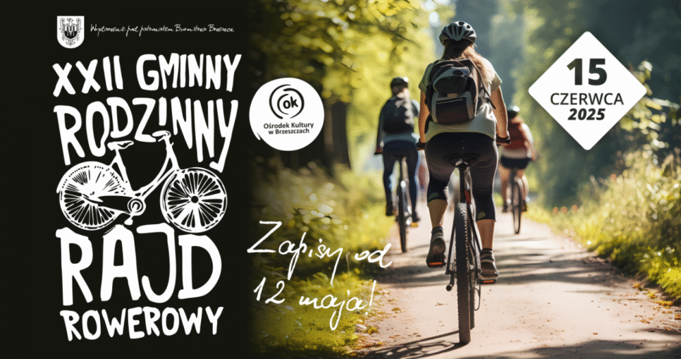 XXII Gminny Rodzinny Rajd Rowerowy – już w najbliższą niedzielę!