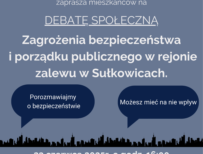 Zapraszamy do udziału w debacie społecznej. Myślenice