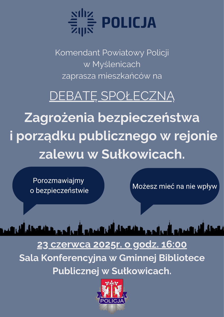 Zapraszamy do udziału w debacie społecznej. Myślenice