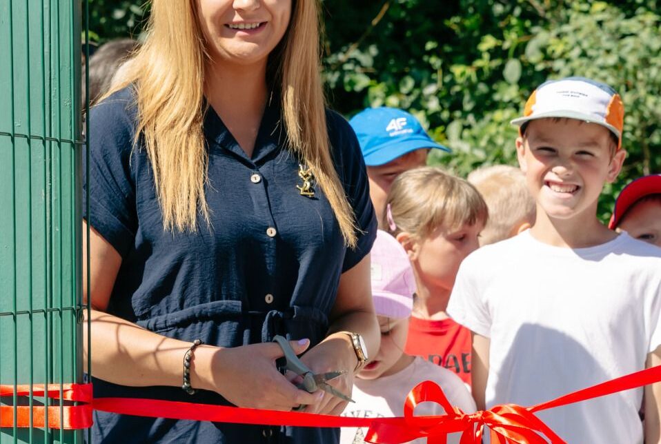 Otwarcie boiska do piłki nożnej w Tarnawie Górnej. Zembrzyce