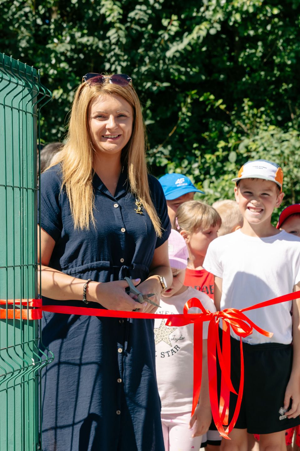 Otwarcie boiska do piłki nożnej w Tarnawie Górnej. Zembrzyce