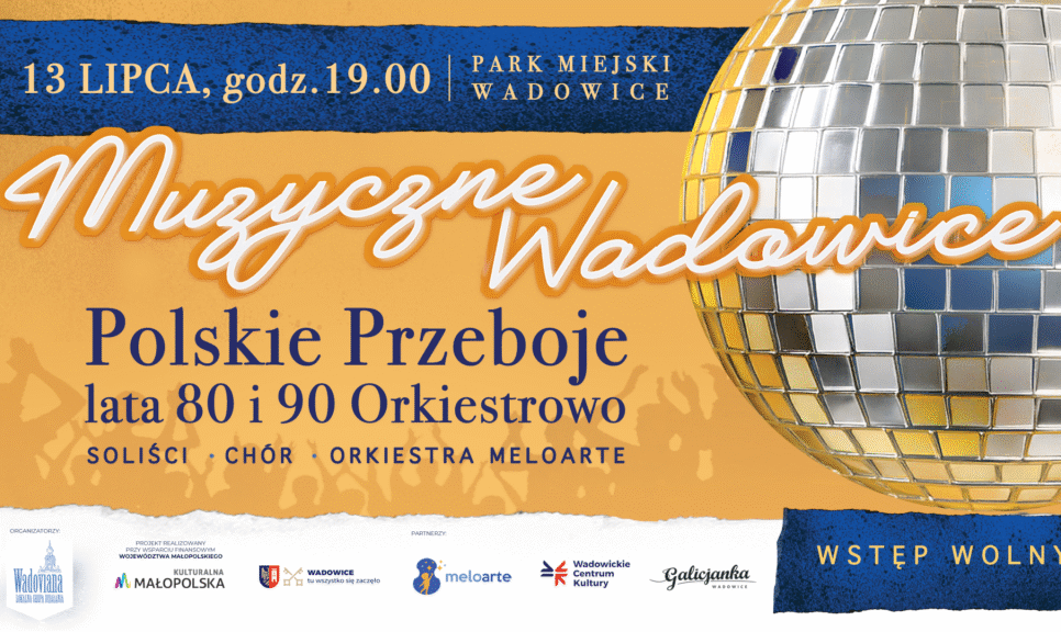 Muzyczne Wadowice już 13 lipca w Parku Miejskim!. Wadowice