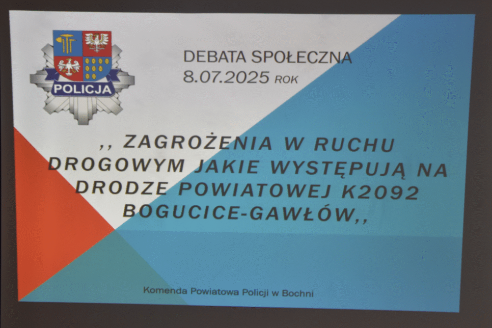 Debata społeczna w Bogucicach. Bochnia