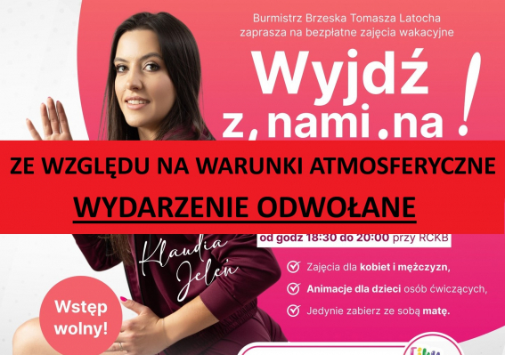 Wyjdź z nami na trening – wydarzenie odwołane. Gmina Brzesko