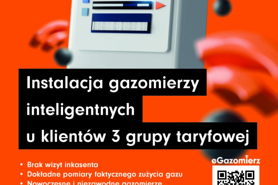 Wymiana gazomierzy – komunikat PSG. Gmina Kocmyrzów-Luborzyca