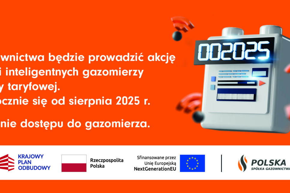 Instalacja gazomierzy inteligentnych u klientów 3 grupy taryfowej. Gmina Ropa