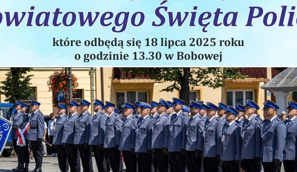 Powiatowe Święto Policji 2025 – wspólne świętowanie w Bobowej. Gorlice