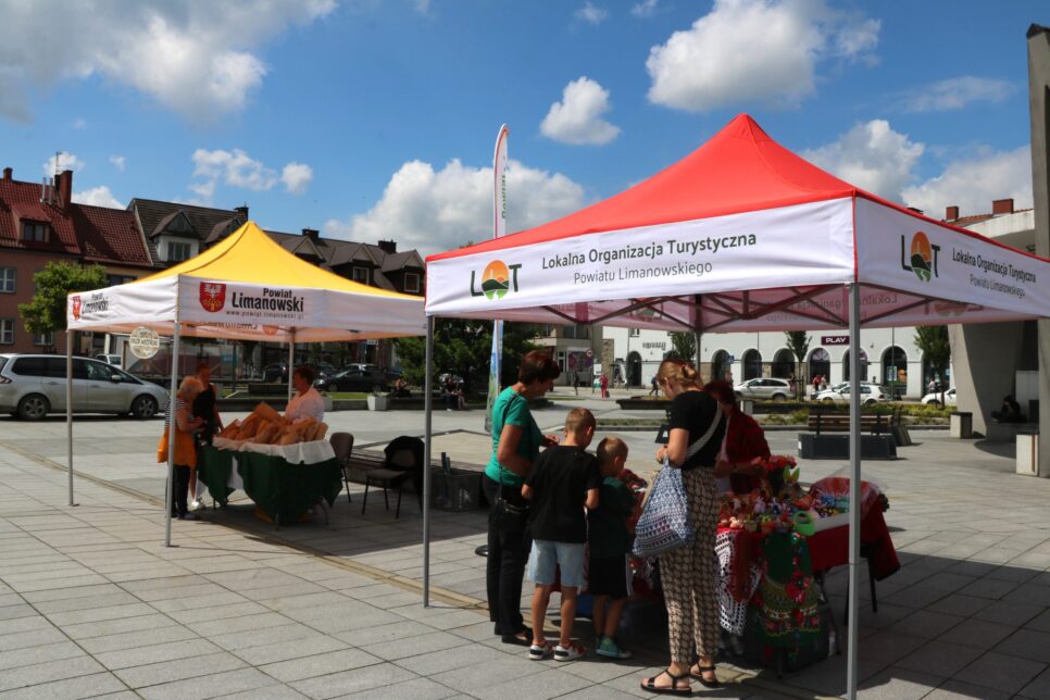Tradycyjne wypieki i rękodzieło artystyczne – kolejne lipcowe spotkanie w ramach akcji pn.”Regionalne Smaki powiatu Limanowskiego”. Powiat limanowski