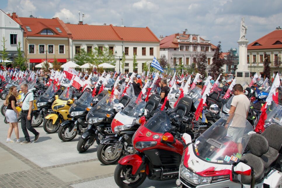 Bochnia gościła uczestników Międzynarodowej Parady Motocyklistów. Bochnia