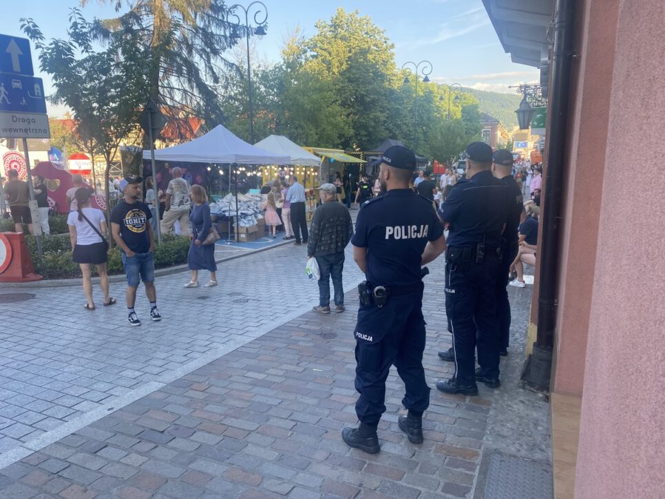 Policyjne zabezpieczenia imprez masowych w powiecie myślenickim. Myślenice