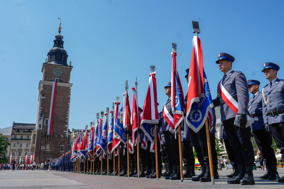 Małopolskie obchody Święta Policji. Kraków