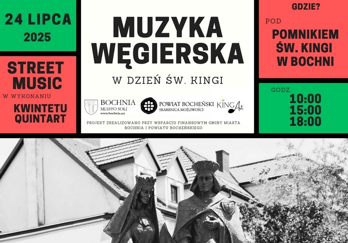 Muzyka węgierska dla Świętej Kingi. Bochnia