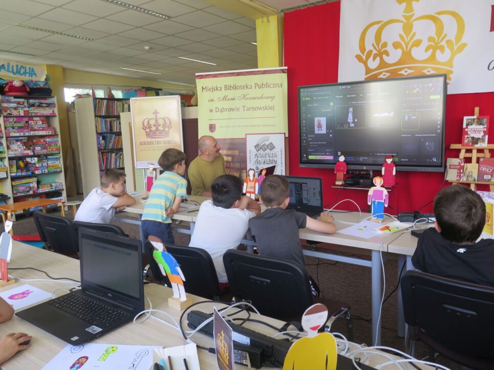 Warsztaty „Dziedzictwo pomysłu” w MBP. Gmina Dąbrowa Tarnowska