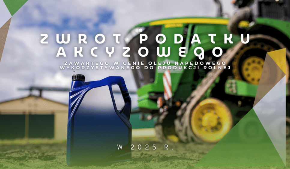 Zwrot podatku akcyzowego wykorzystywanego do produkcji rolnej w roku 2025. Gmina Limanowa