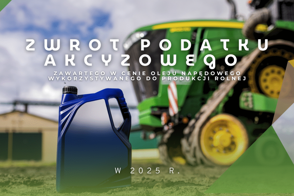 Zwrot podatku akcyzowego wykorzystywanego do produkcji rolnej w roku 2025. Gmina Limanowa