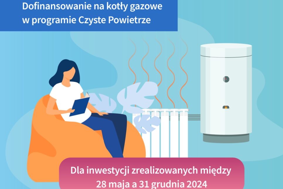 WFOŚiGW wznowiły nabór wniosków o dofinansowanie zakupu i montażu kotłów gazowych w ramach programu Czyste Powietrze. Bochnia