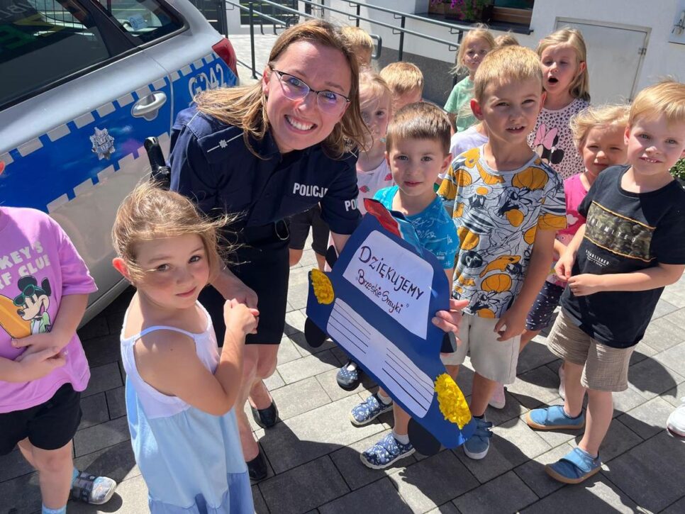 O bezpieczeństwie z najmłodszymi. Brzesko