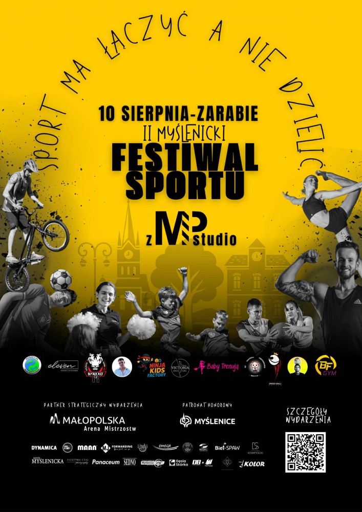 I Myślenicki Festiwal Sportu już 10 sierpnia w Zarabiu. Gmina Myślenice