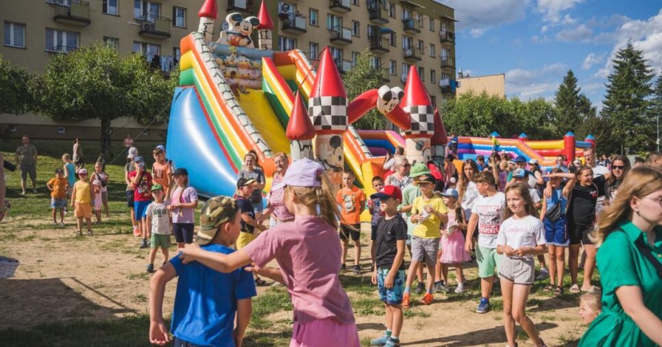 Piknik wakacyjny na Osiedlu Magdalena. Gorlice