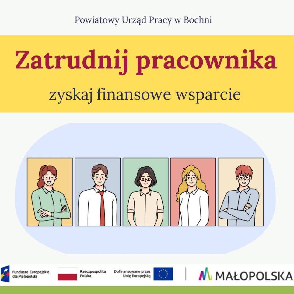 Zatrudnij pracownika – zyskaj wsparcie finansowe!. Gmina Lipnica Murowana