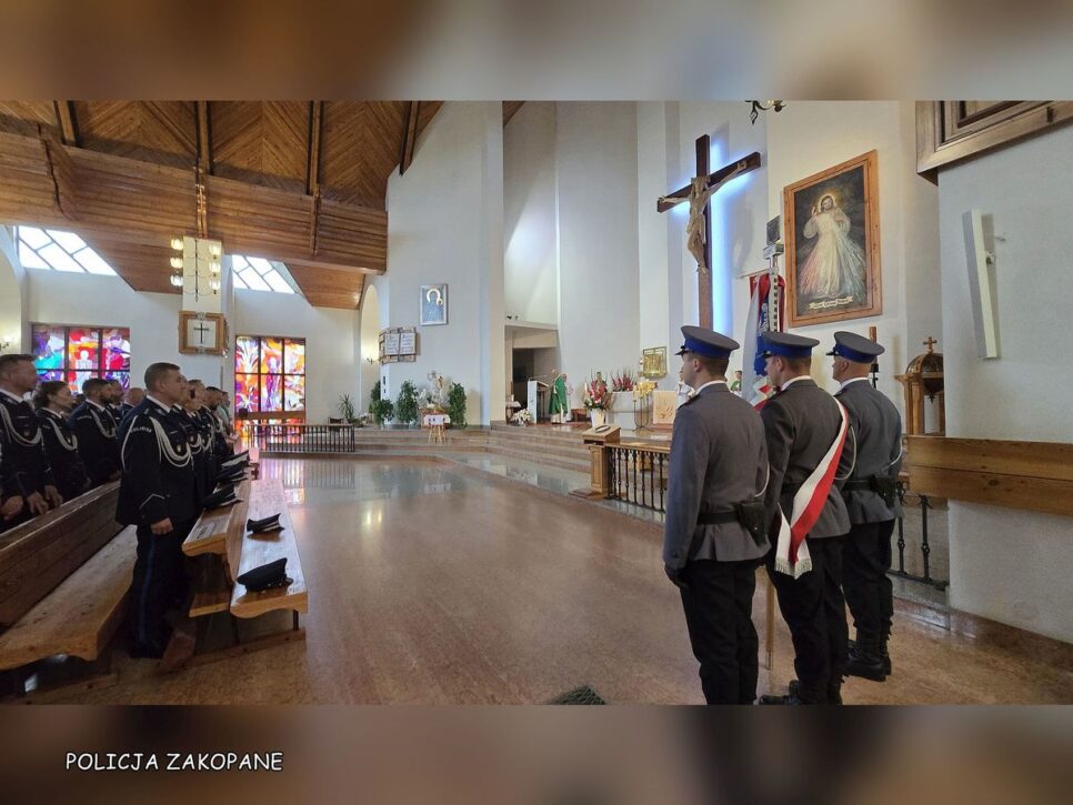 Uroczysta Msza Święta zakończyła obchody 106. rocznicy powołania Policji Państwowej. Zakopane