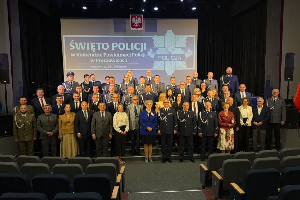 Święto Policji w Proszowicach. Małopolska