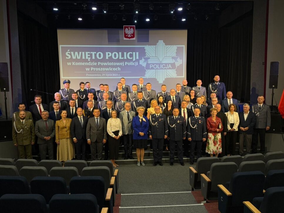 Święto Policji w Proszowicach. Małopolska
