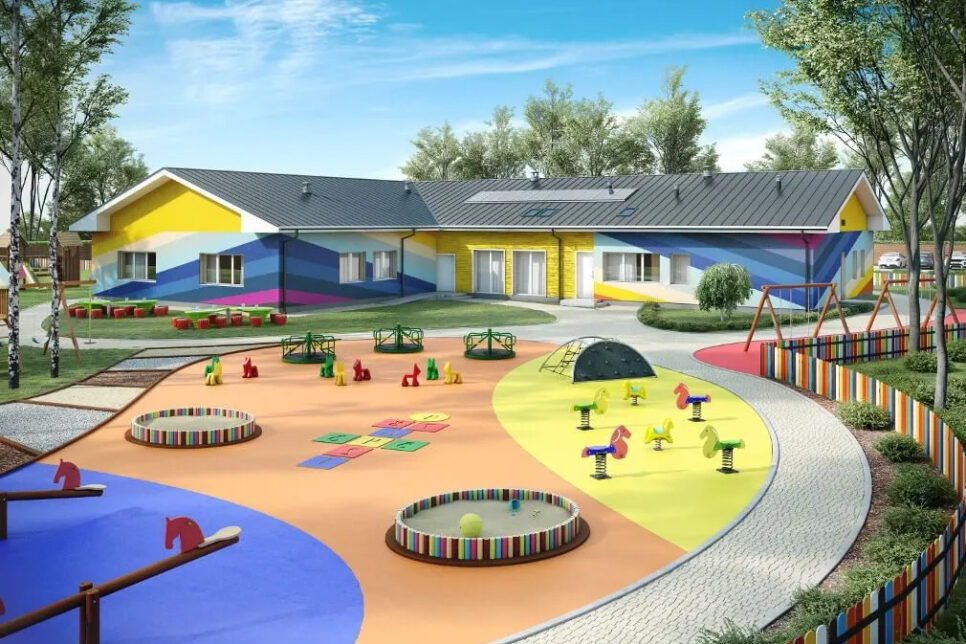 Budowa nowoczesnego, publicznego przedszkola w Smęgorzowie. Gmina Dąbrowa Tarnowska