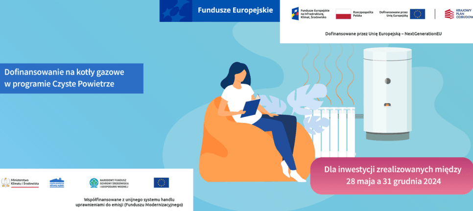 Dofinansowanie na kotły gazowe zamontowane w 2024 roku. Gmina Pcim