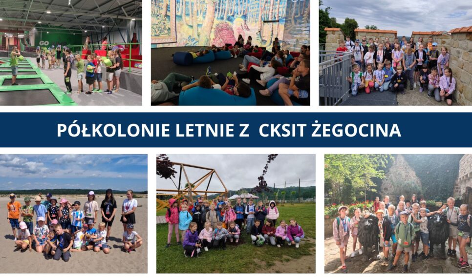 Półkolonie letnie 2025  z CKSiT w Żegocinie. Gmina Żegocina