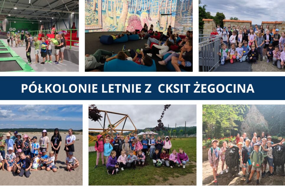 Półkolonie letnie 2025  z CKSiT w Żegocinie. Gmina Żegocina