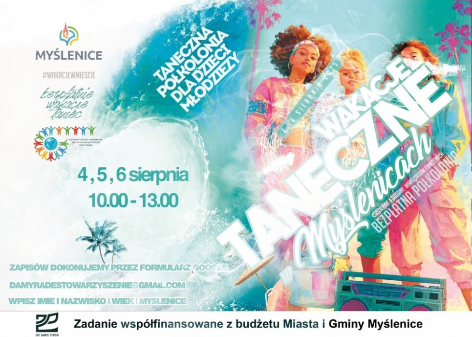 Wakacje w Mieście – VI Edycja już w sierpniu!. Gmina Myślenice