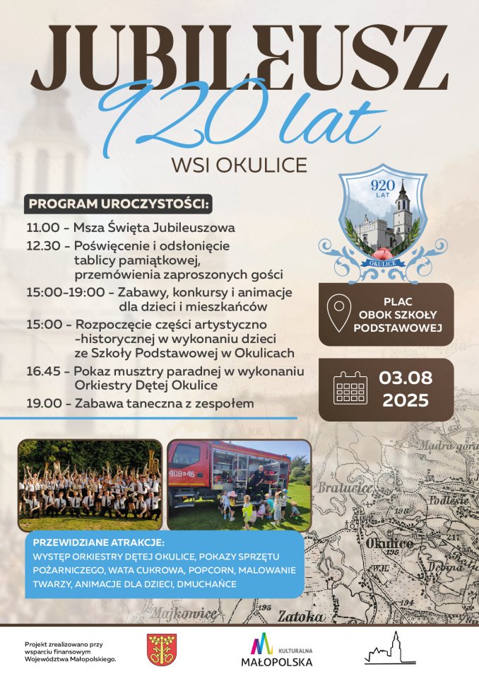 920-lecie wsi Okulice. Gmina Rzezawa