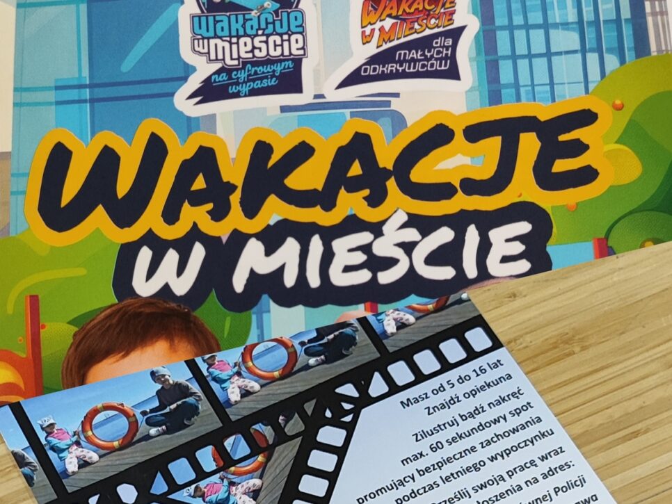 Ważne wakacyjne tematy poruszone podczas spotkania dzieci z policjantami. Wieliczka