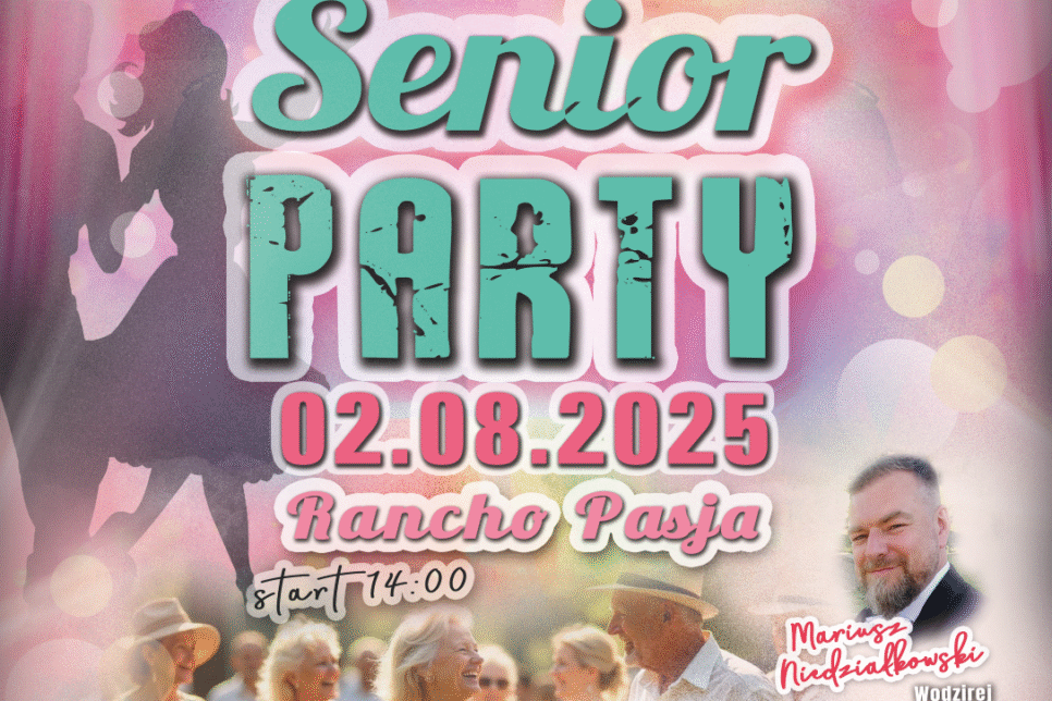 Zaproszenie na Senior Party. Gmina Brzesko