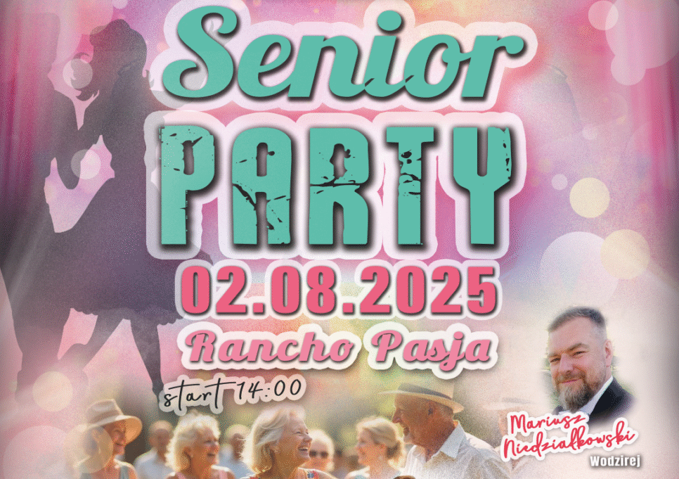 Zaproszenie na Senior Party. Gmina Brzesko