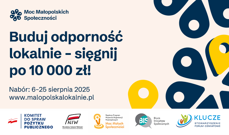 Moc Małopolskich Społeczności. Buduj odporność lokalnie – sięgnij po 10 000 zł!. Osiek