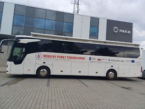 Aktualności powiat miechowski Miechowscy policjanci oraz pracownicy oddali krew. Miechów