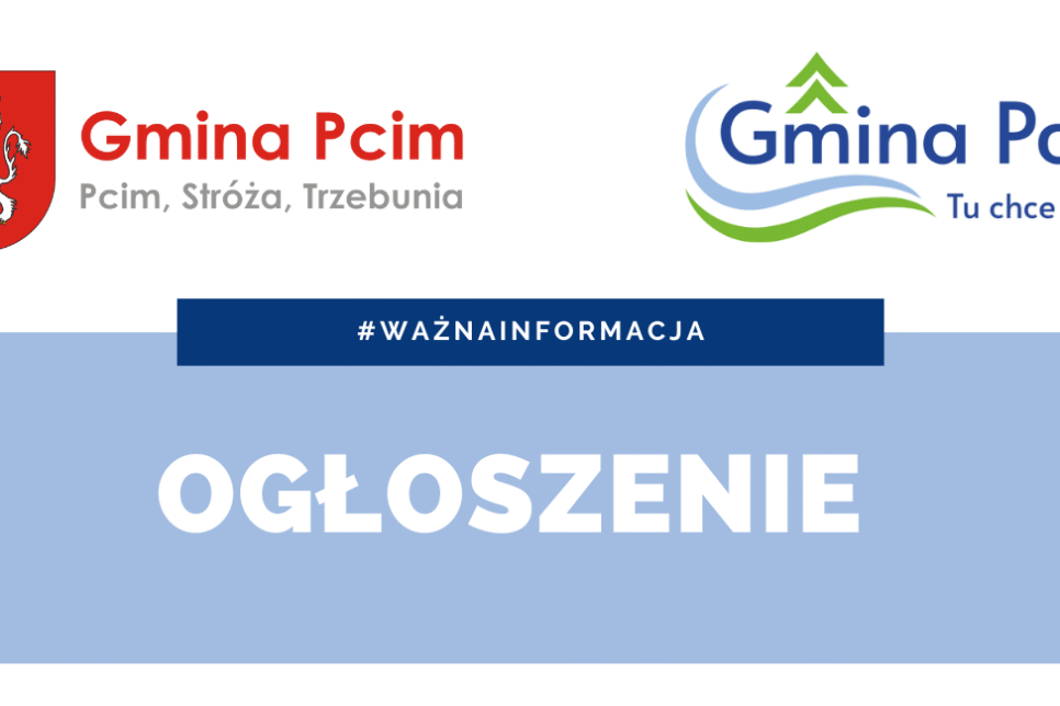 Otwarty konkurs ofert na realizację zadań publicznych w 2025 r.: piłka nożna i siatkówka. Gmina Pcim