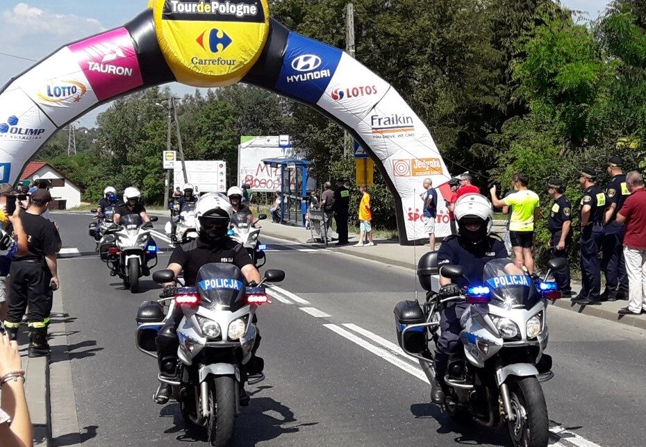 Utrudnienia w ruchu w związku z 82. Tour de Pologne 10 sierpnia 2025 roku. Wieliczka