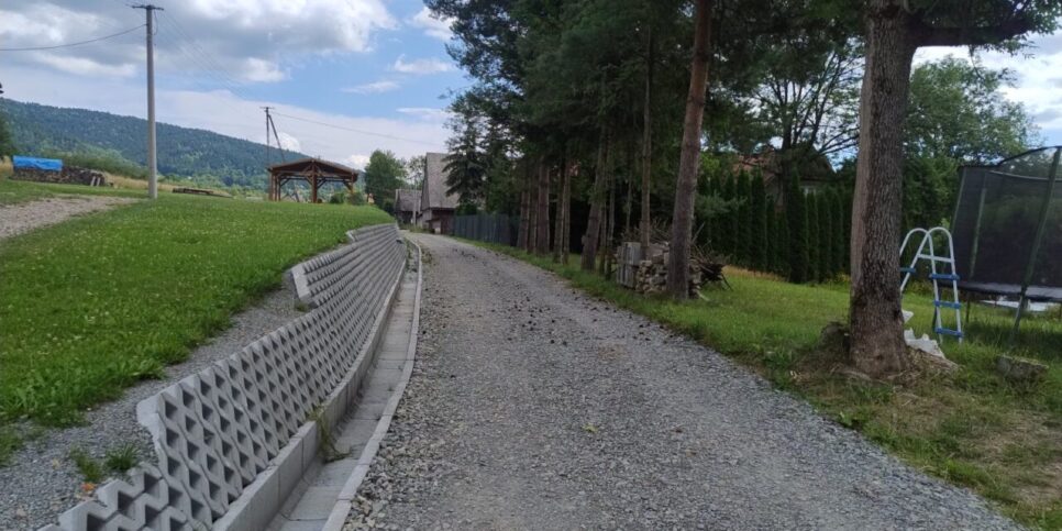 Inwestycje poscaleniowe w Łętowni i Wysokiej zakończone. Powiat suski