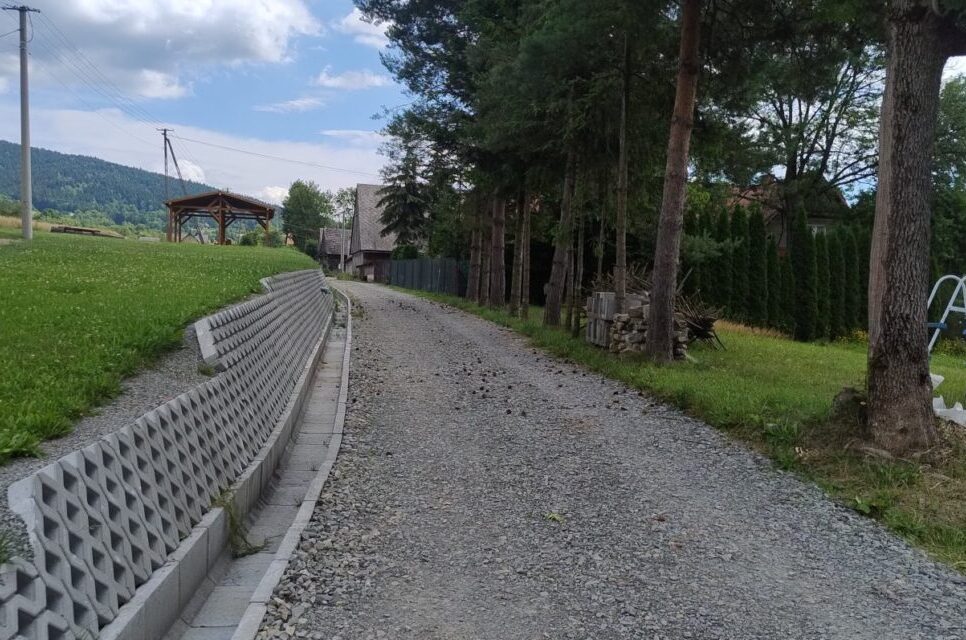 Inwestycje poscaleniowe w Łętowni i Wysokiej zakończone. Powiat suski