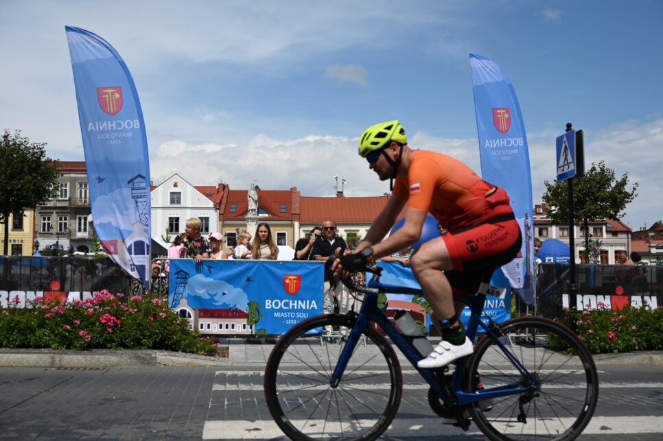 Bocheńska strefa kibica podczas IRONMAN 70.3 Kraków. Bochnia