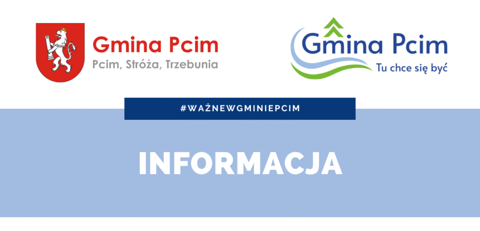 Utrudnienia w ruchu!. Gmina Pcim