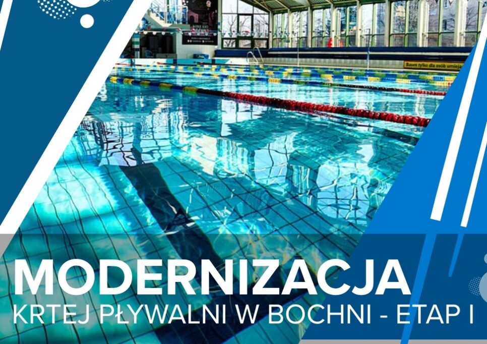 25 sierpnia rusza modernizacja Krytej Pływalni w Bochni. Bochnia