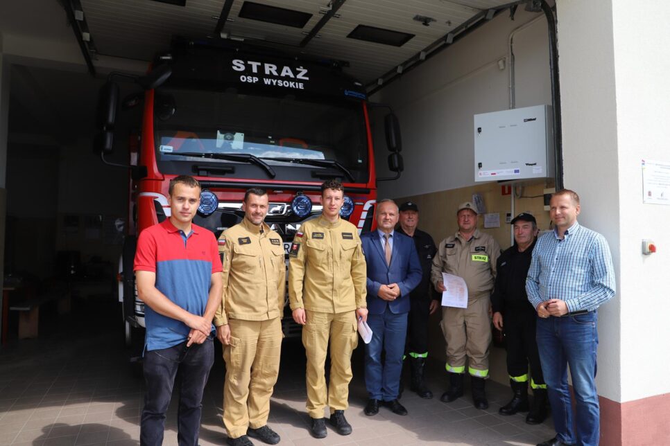 OSP Wysokie z nową syreną alarmową. Gmina Limanowa