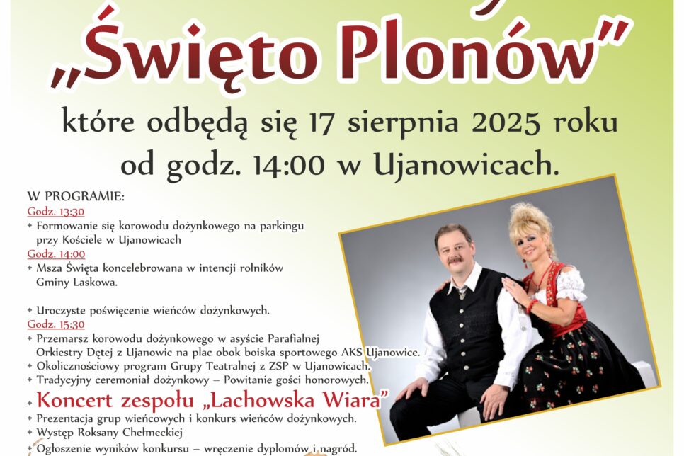 Gminne Uroczystości Dożynkowe. Gmina Laskowa