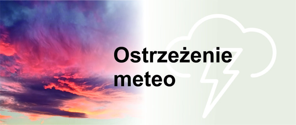 Ostrzeżenie meteorologiczne . Gmina Siepraw